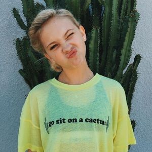 Wildfox go sit on a cactus shirt